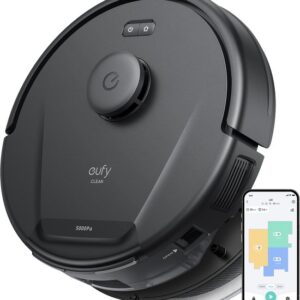 eufy Clean L60 Hybrid Robotstofzuiger met dweilfunctie - Robot Vacuum - 5.000 Pa Zuigkracht, Bestuurbaar via smartphone